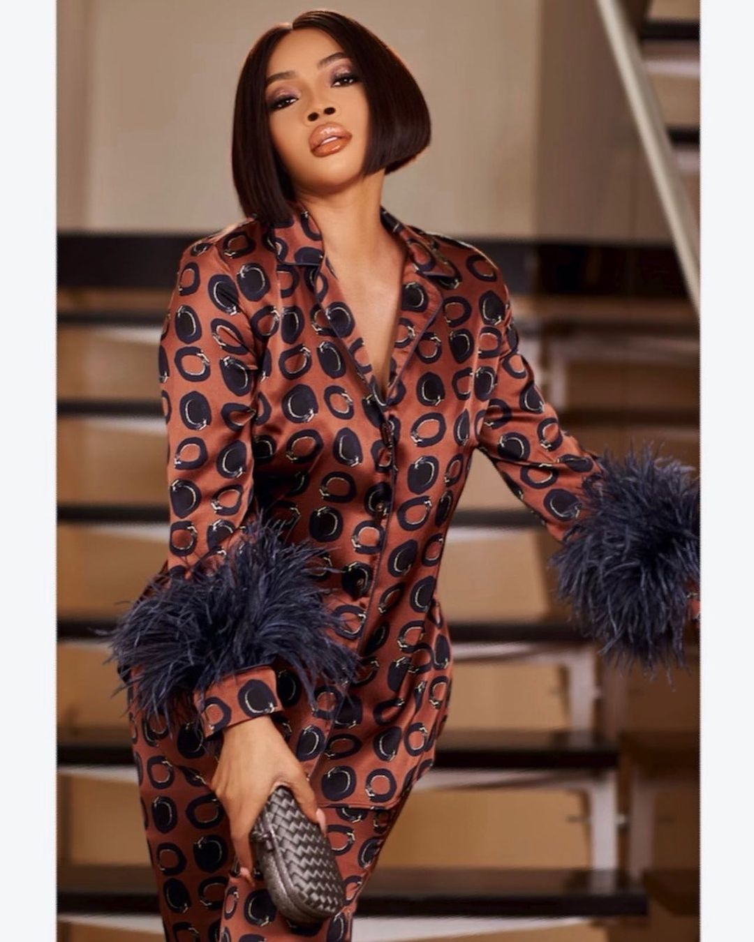 Toke Makinwa Wears A N1.1m Gucci Pajamas Set (Photos) - Celebrities -  Nigeria