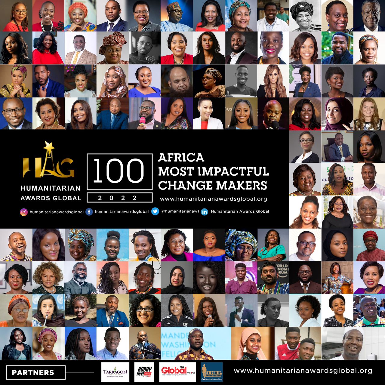 Humanitarian Awards Global unveils 100 Most Impactful 2022 Change Makers in Africa