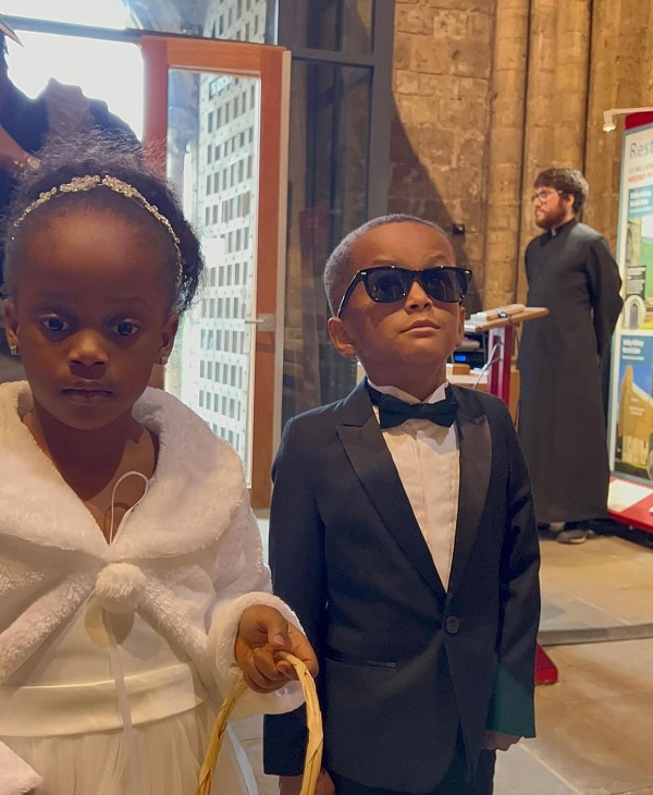 Check out how Rita Dominic and her husband looked at their traditional wedding.