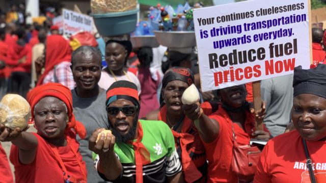Ghana’s deteriorating economy has spurred another civil protest demanding the immediate removal of the President