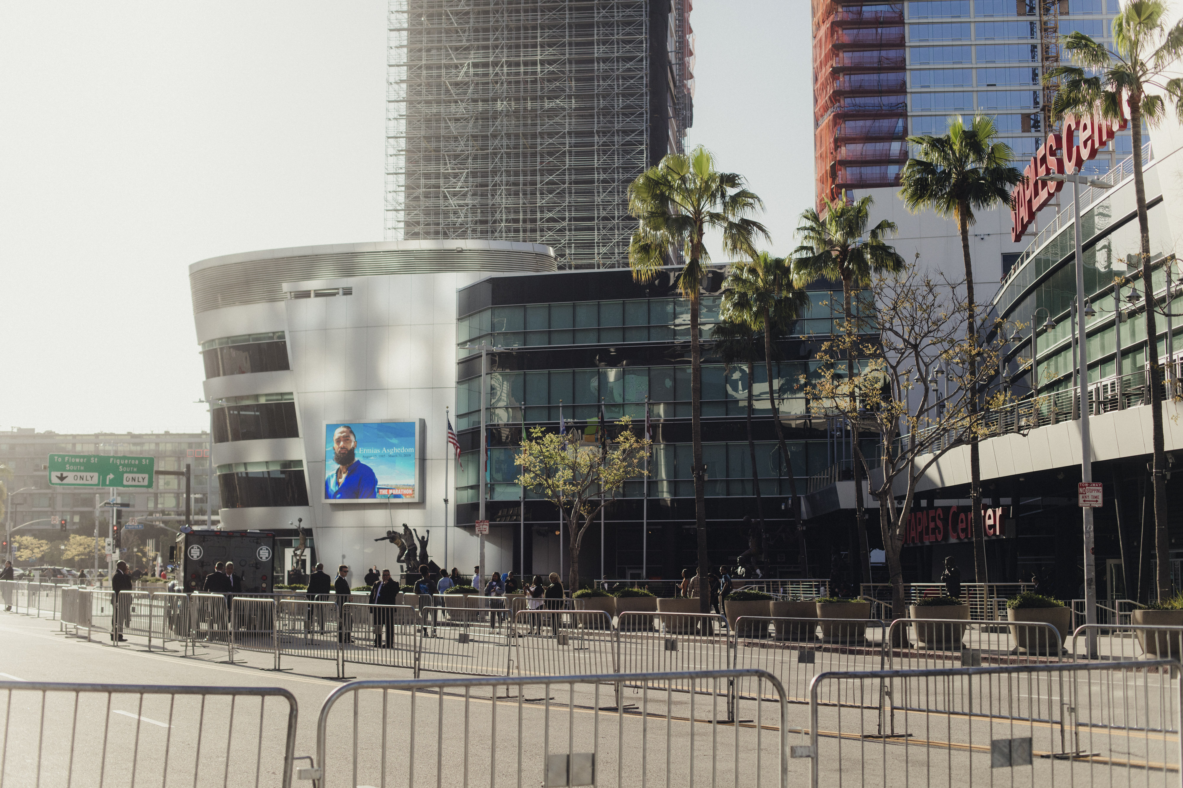 Thousands from across the country mourn at Nipsey Hussle's LA