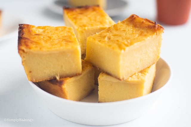 Easy Cassava Cake - Egg Less Recipe | Amiable Foods