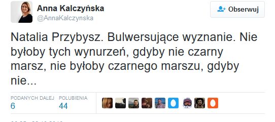 twitter Anny Kalczyńskiej