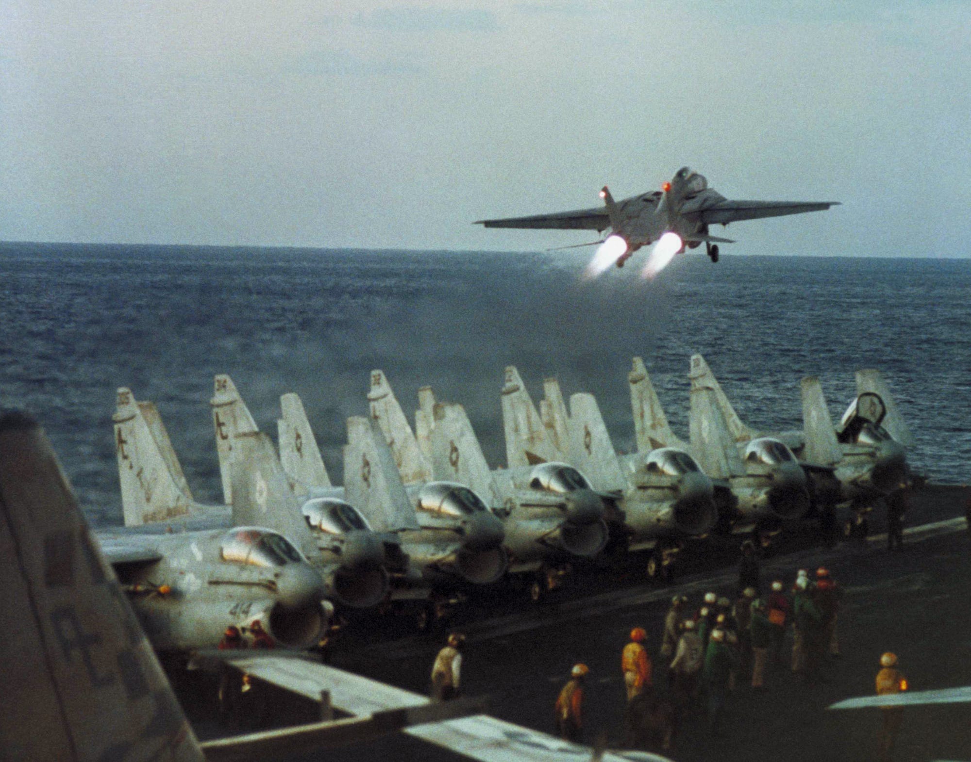 F-14s were a celebrated aircraft in the US Navy. Iran is the only air force that still operates them.AP Photo