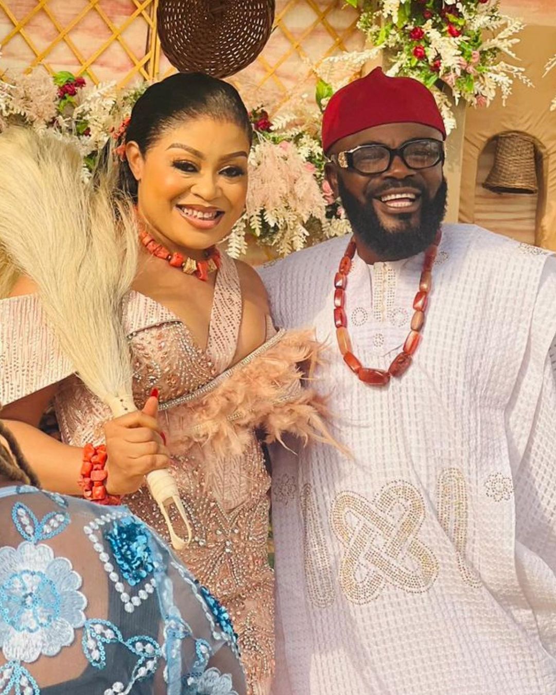 Here's your first look at Nkiru Sylvanus’ star-studded traditional marriage 