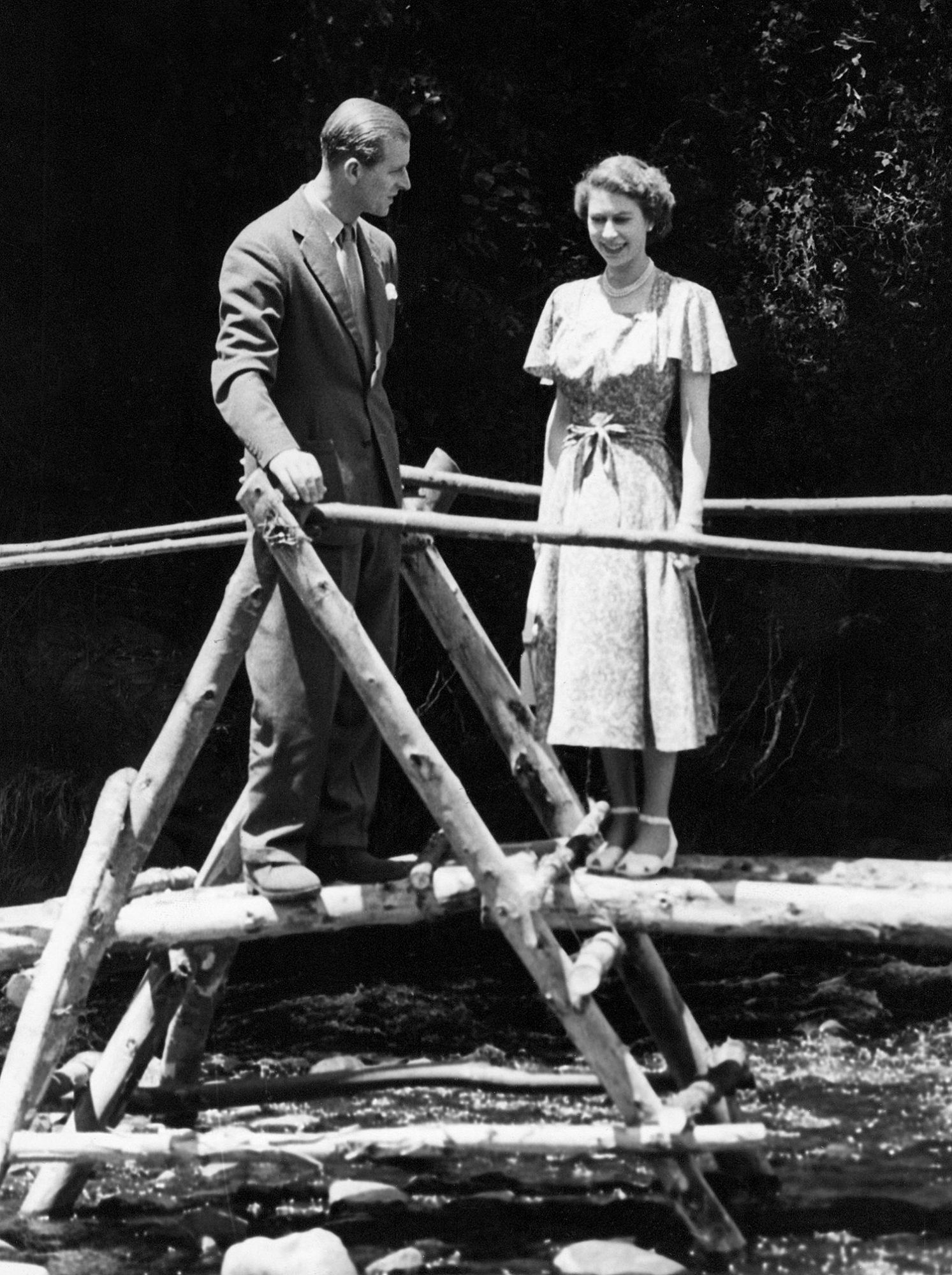 Queen Elizabeth II in Treestop Hotel, Kenya