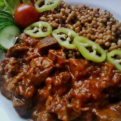 Vörösboros pulykazúza pörkölt