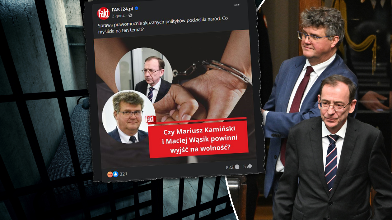 Sonda Faktu. Czy Kamiński i Wąsik powinni wyjść z więzienia?