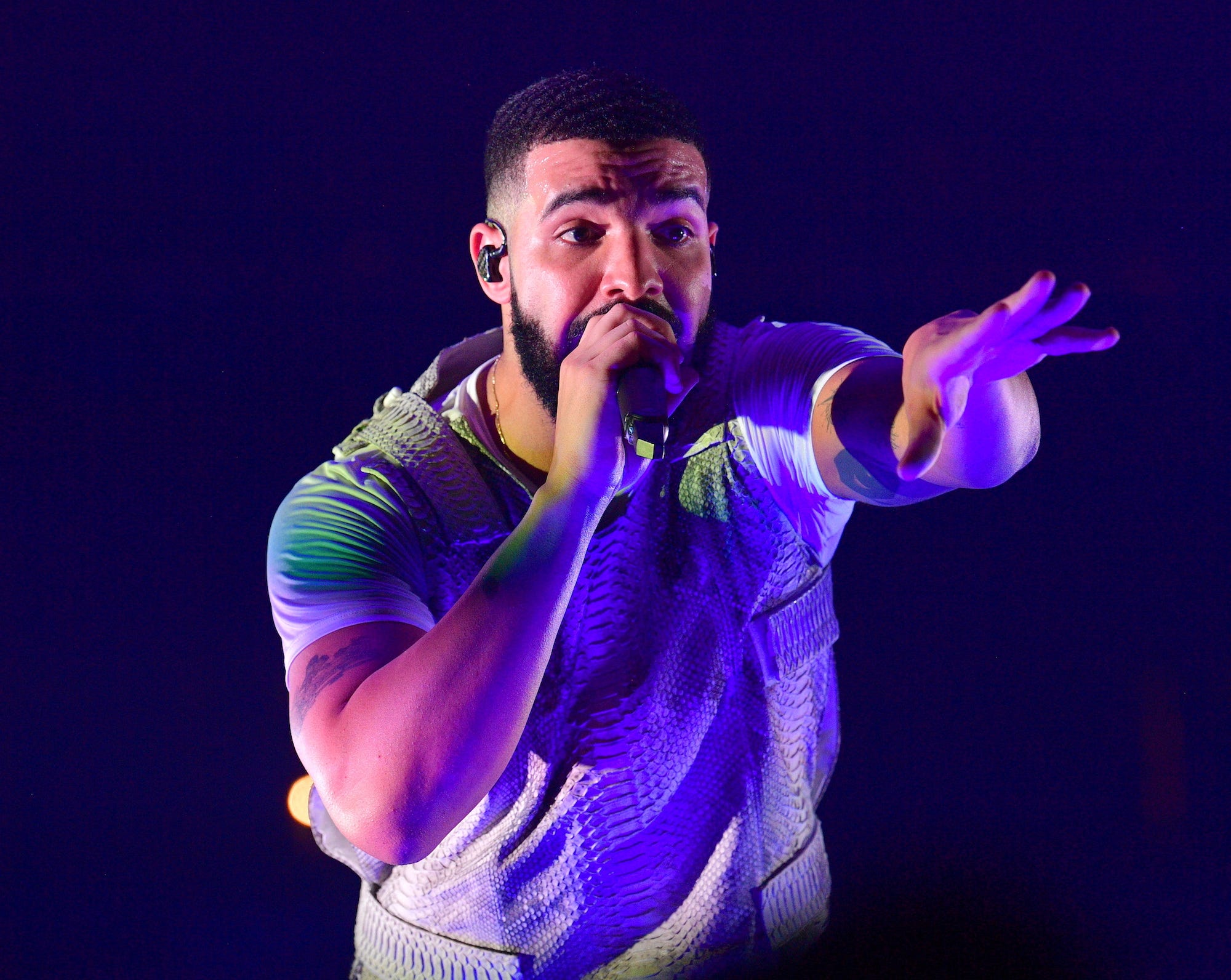 Drake's tour began in July [.Getty/Prince Williams]