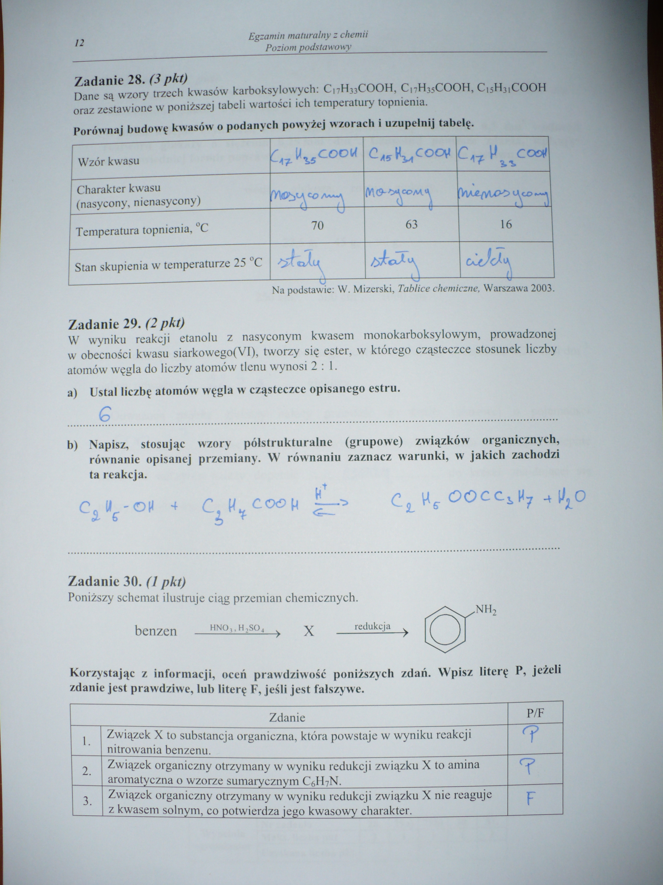 Matura z chemii. Rozwiązania arkusza na poziomie podstawowym - Dziennik.pl