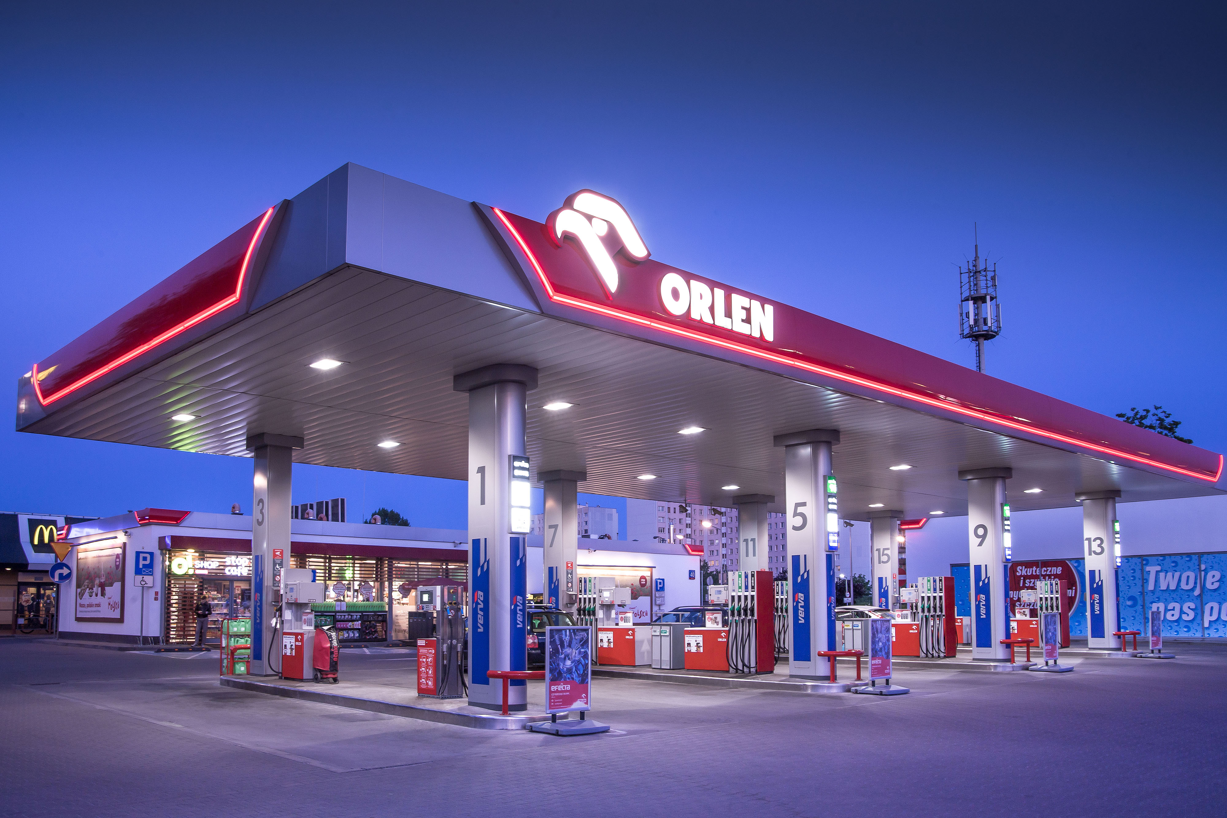 Stacje paliw w Polsce - Orlen, Lotos, BP, Shell
