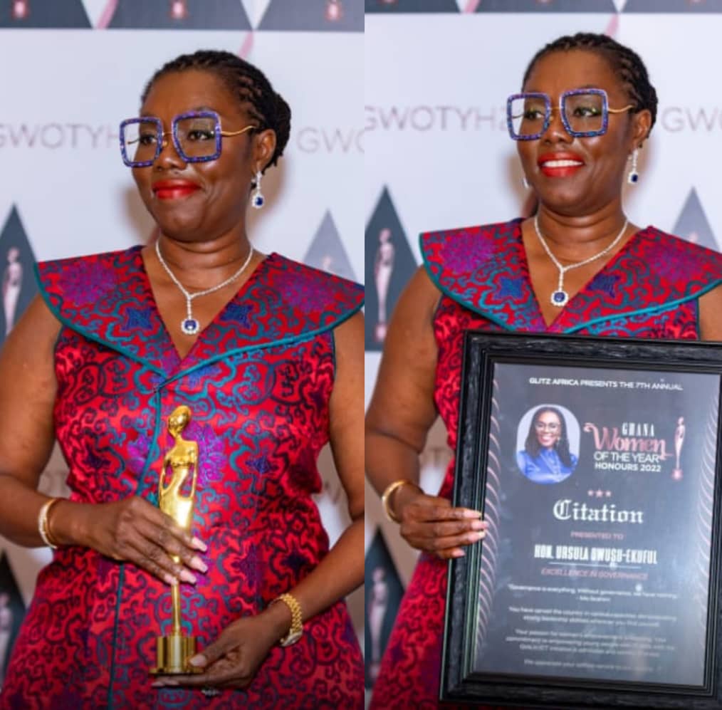 Glitz Africa: Ursula Owusu-Ekuful gets Excellence in Governance award