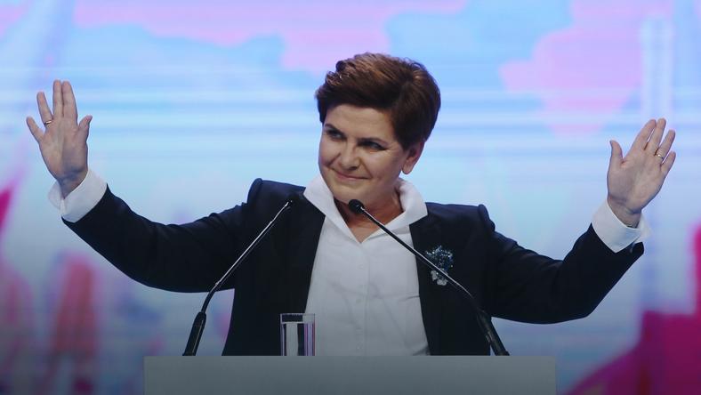 Beata Szydło na konwencji PiS