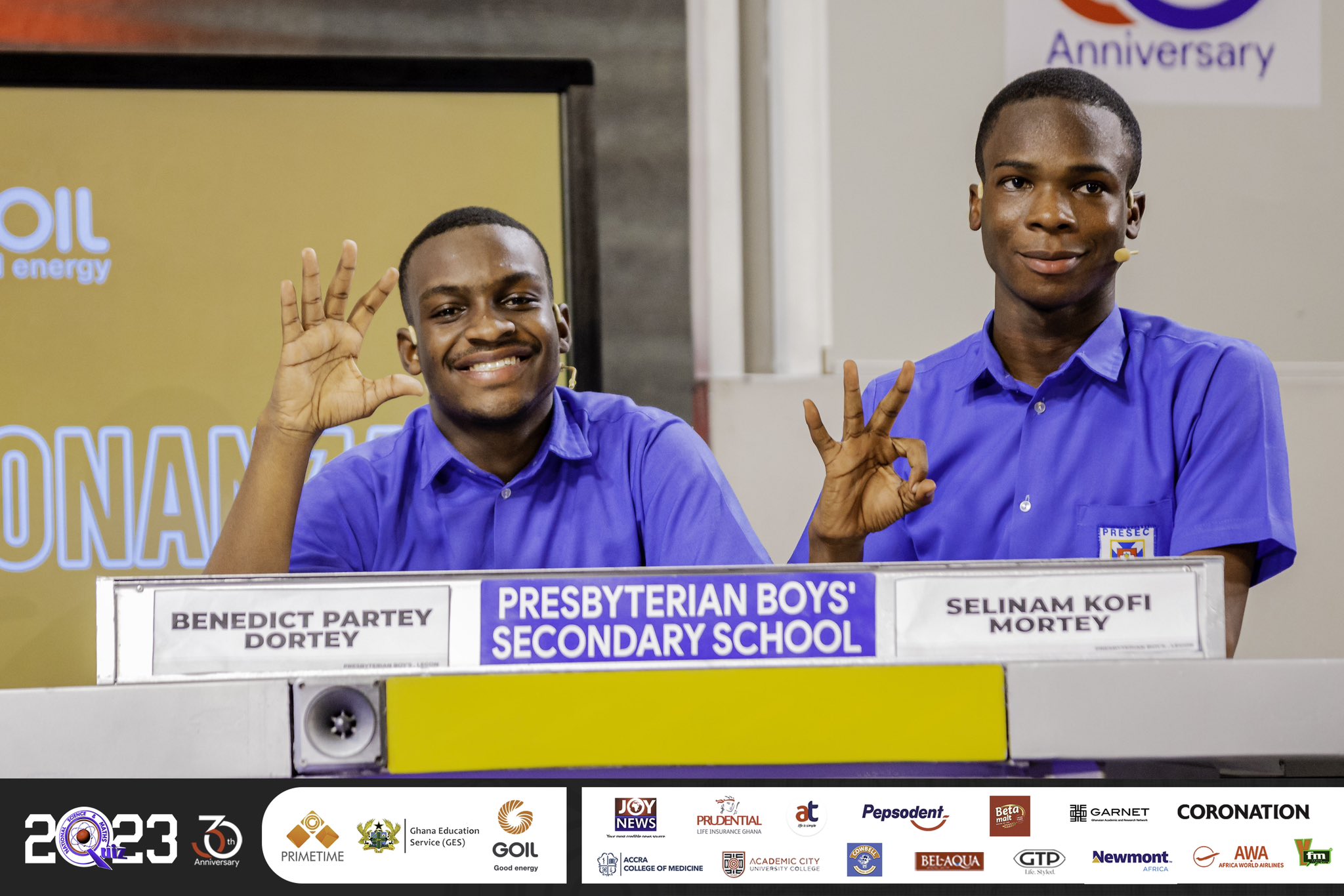 PRESEC-Legon now 8-time winners of NSMQ