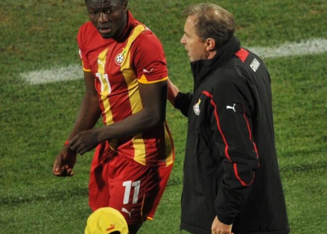 Sulley Muntari and Milovan Rajevac