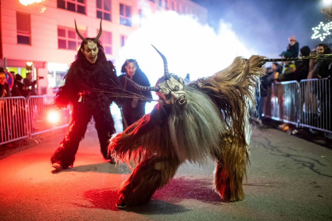 The locals dressed as Krampus [newsobserver]