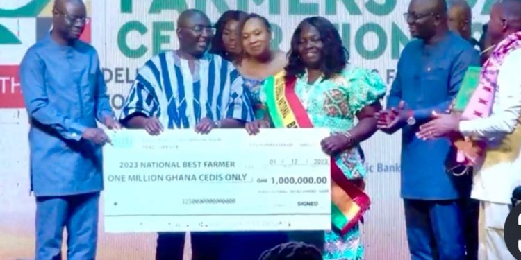 Charity Akortia, 57, adjudged 2023 National Best Farmer Award