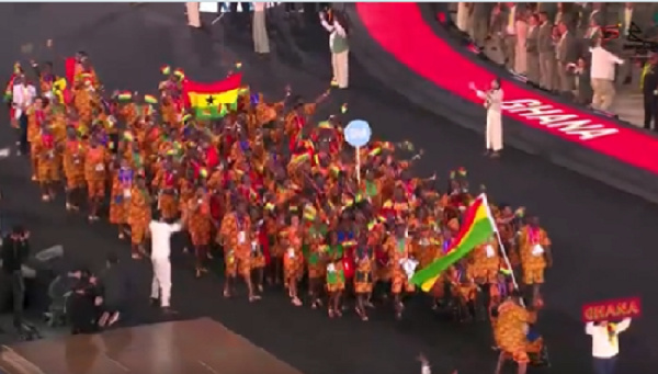 Commonwealth Games: Watch Team Ghana’s colourful appearance at opening ceremony