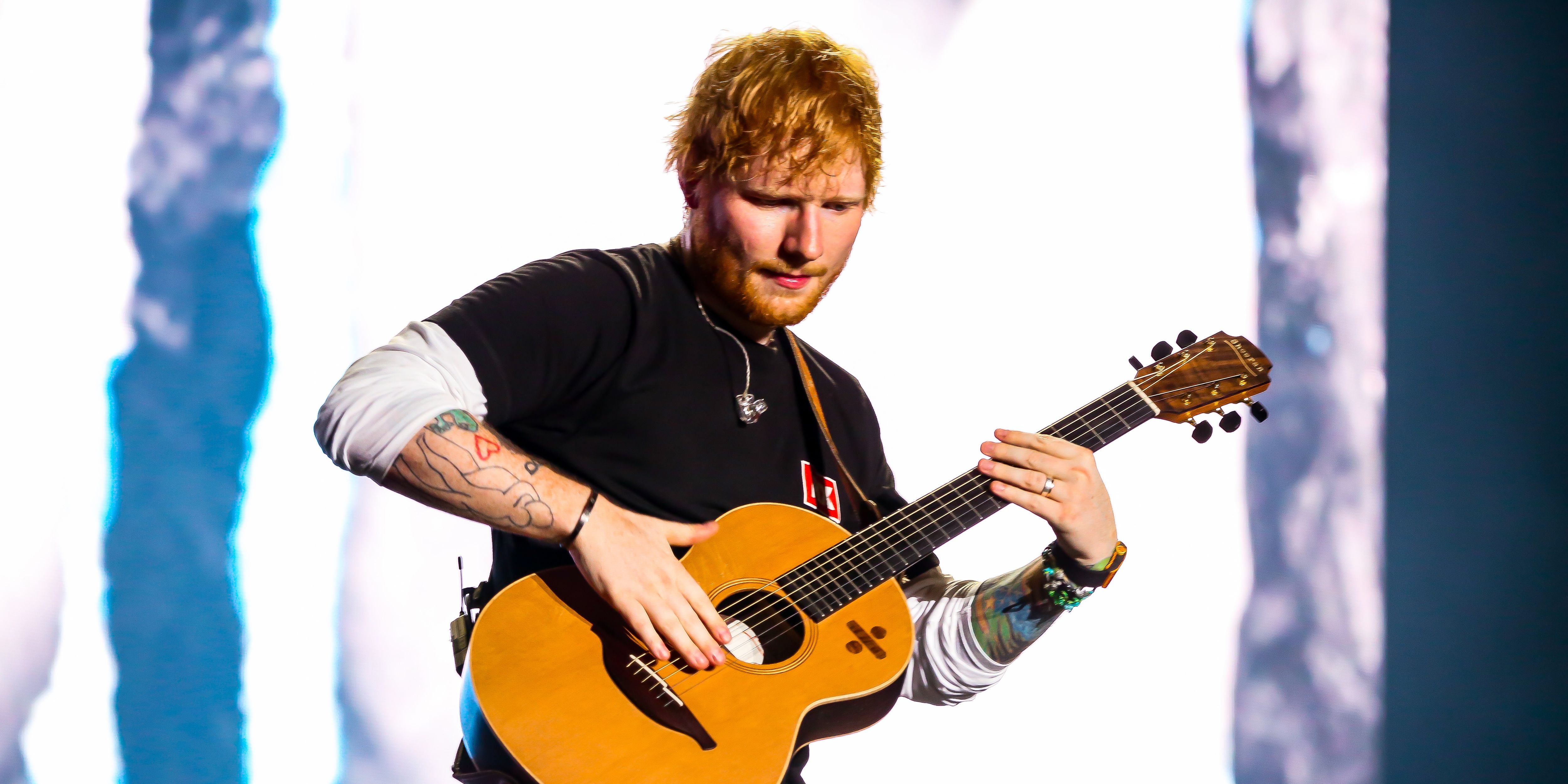 WATCH Ed Sheeran Strips Down To Flash His Favourite Brand New Tattoos  Including  Capital