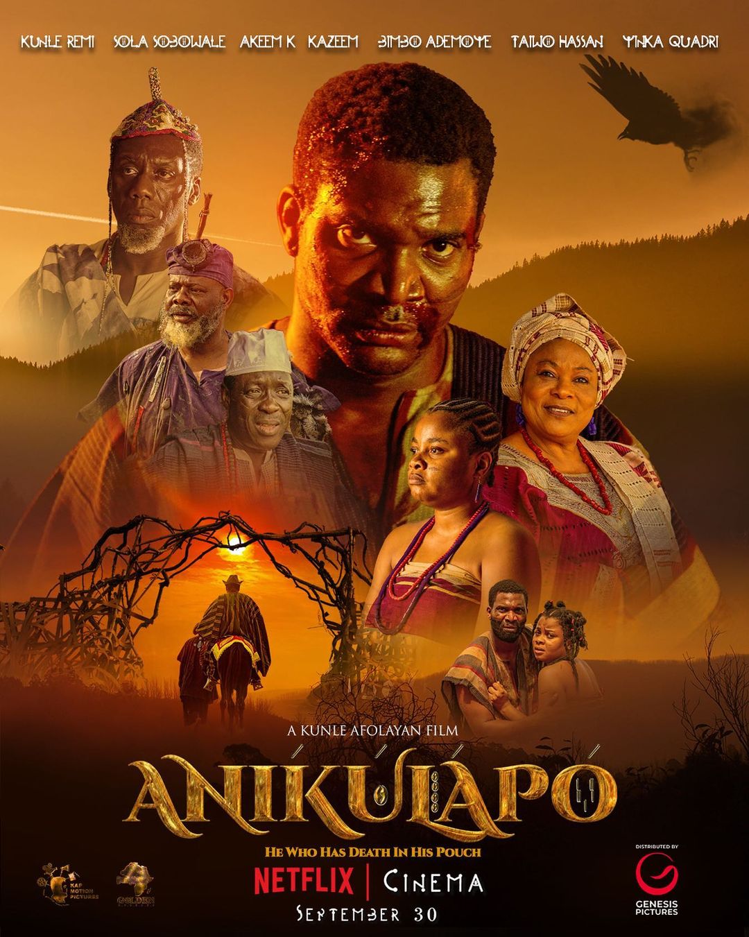 Kunle Afolayan’s ‘Anikulapo’ ranks No.1 globally on Netflix