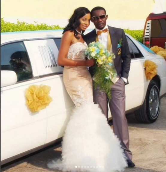 Ay and his wife on their wedding day in 2008 [Instagram/Aycomedian]