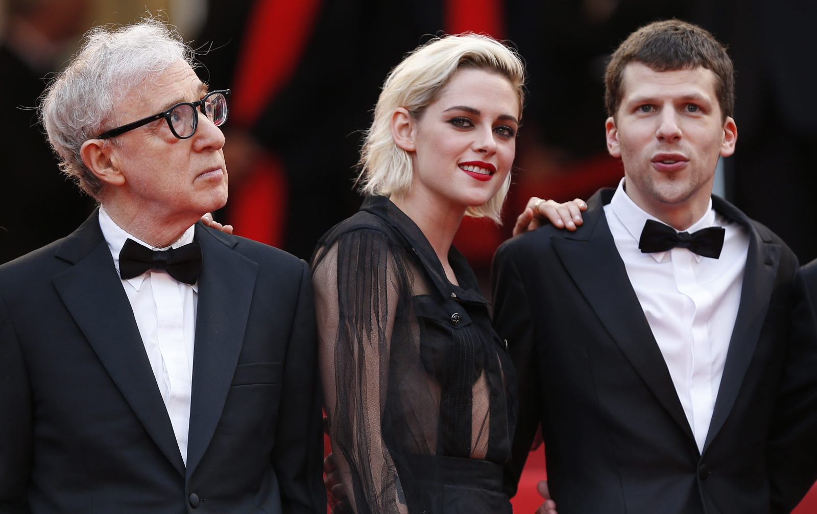 Woody Allen, Kristen Stewart i Jesse Eisenberg
