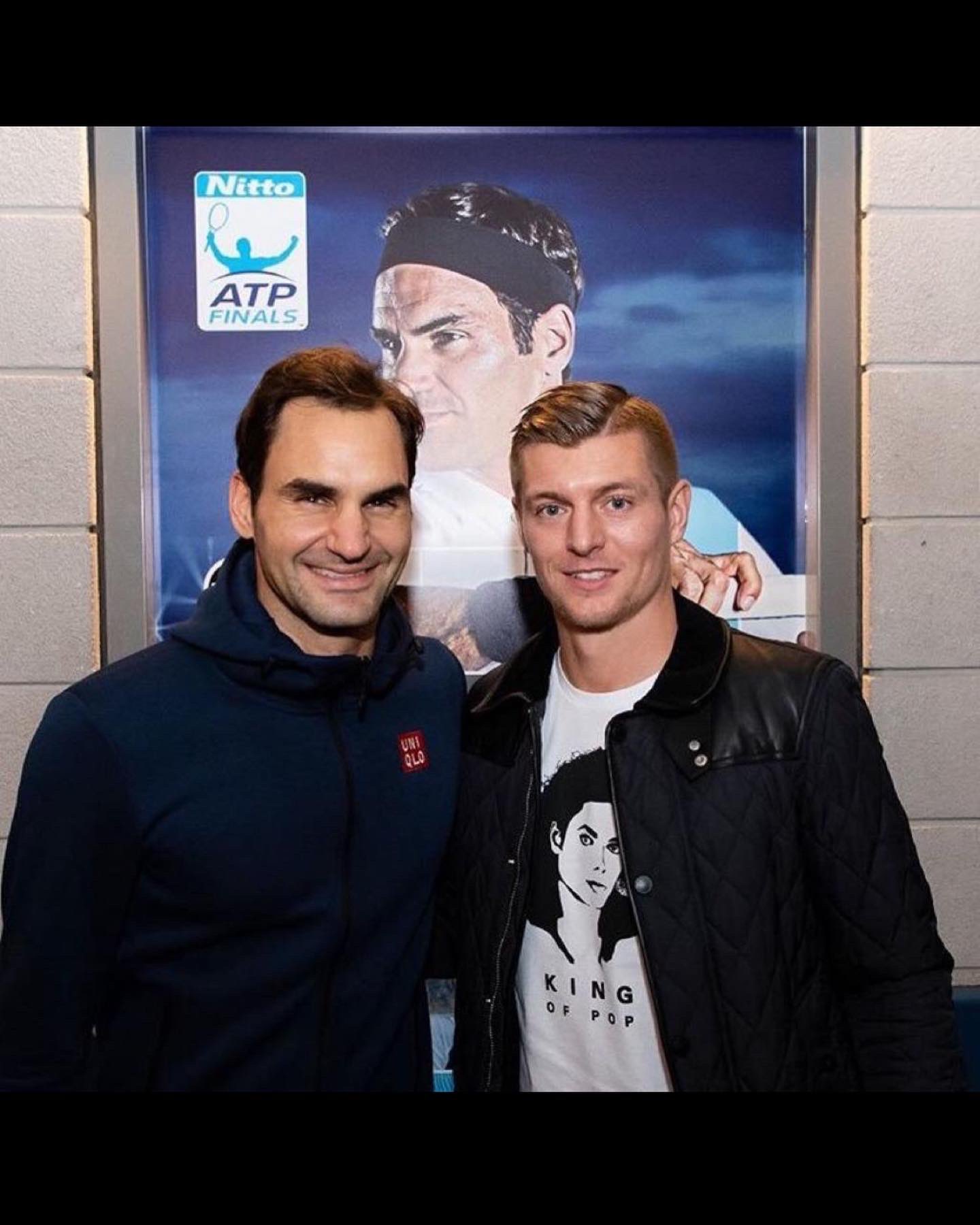 Toni Kroos and Roger Federer