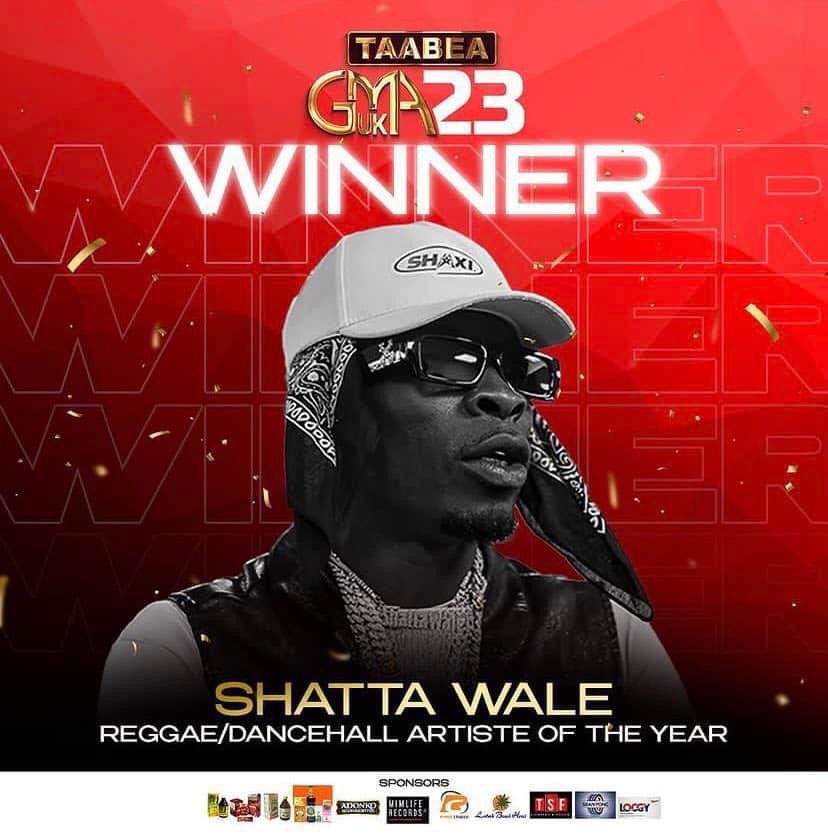Ghana Music Awards UK\'23: Shatta Wale beat stiff nominee lineup to win Artiste of the Year