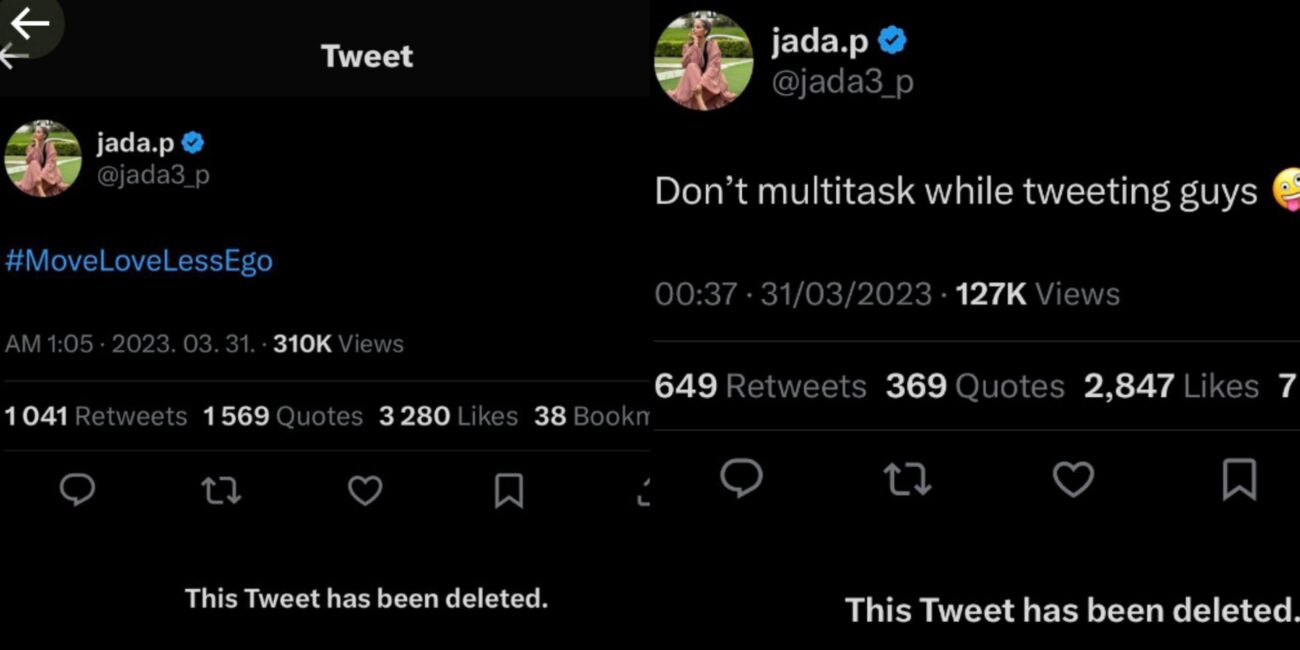 Jada Pollock's deleted tweets