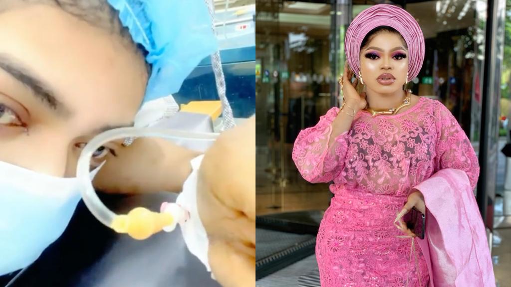 Bob Risky shares video of herself during BBL sugery
