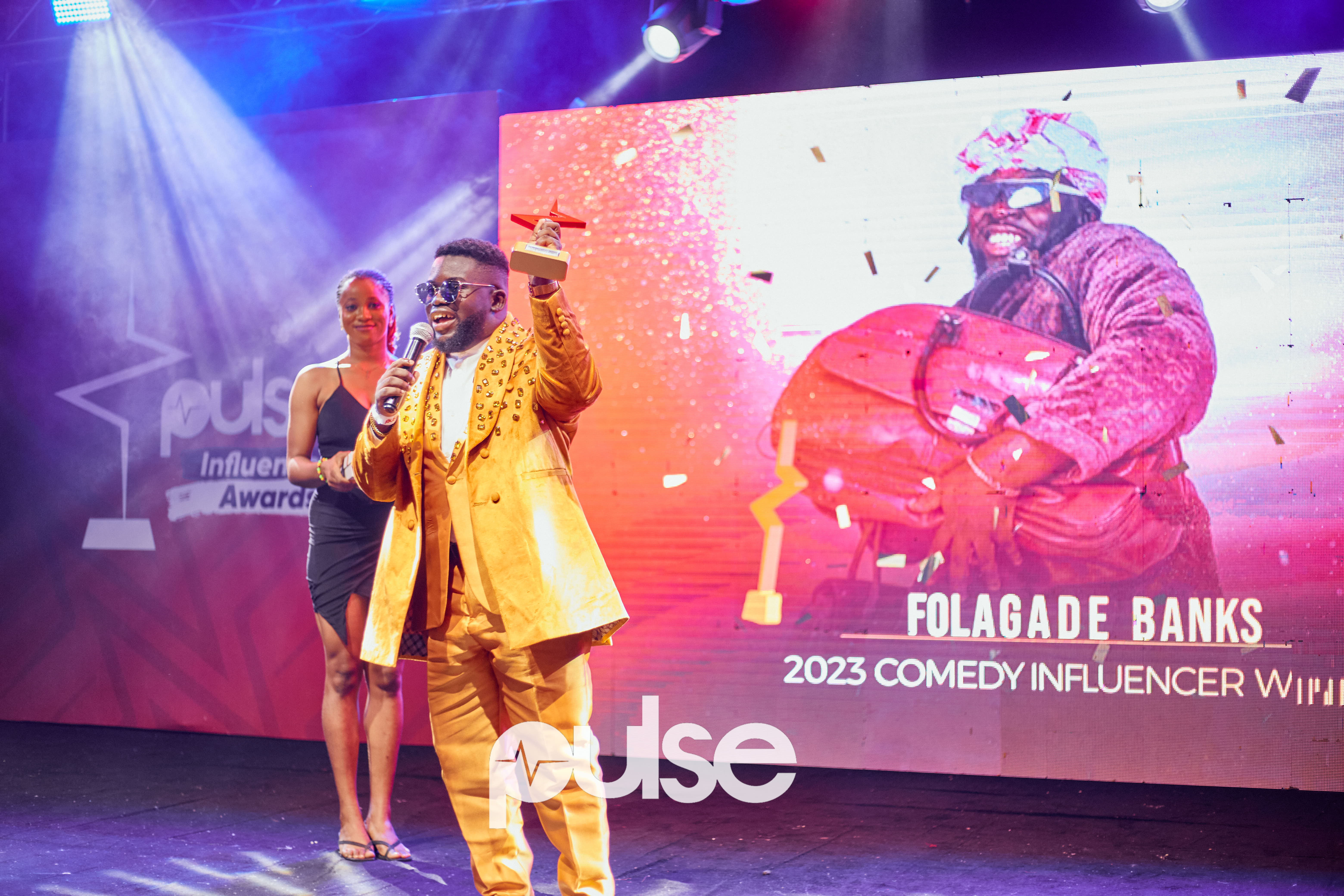 Folagade Banks at the Pulse Influencer Awards 2023