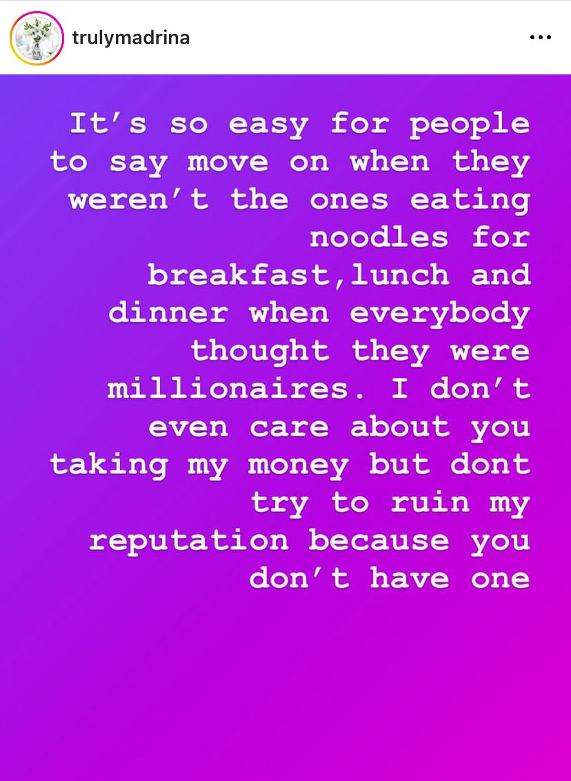 Cynthia Morgan warns Jude Okoye [Instagram/Trulymadrina]