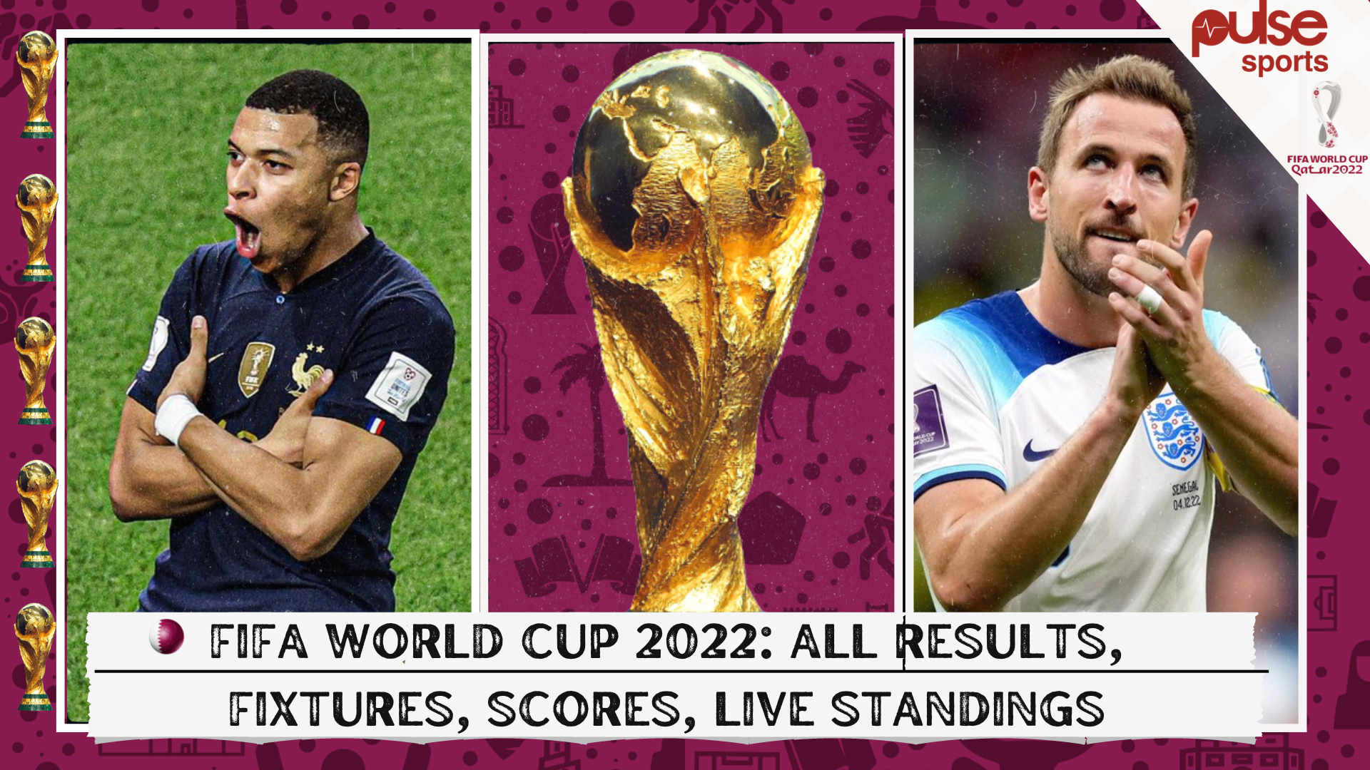 FIFA World Cup Qatar 2022 All results, fixtures, scores, live standings, goalscorers, group tables Pulse Ghana