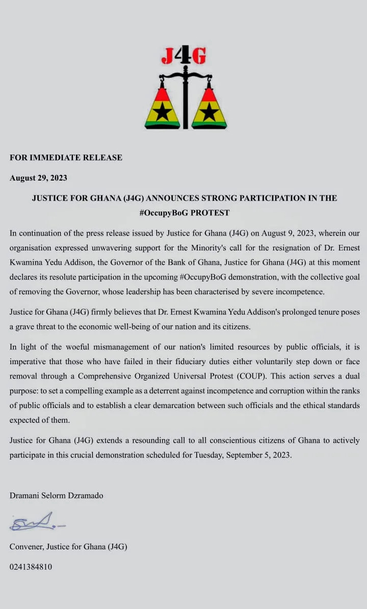 BoG Governor Addison\'s leadership characterized by severe incompetence — Pressure group