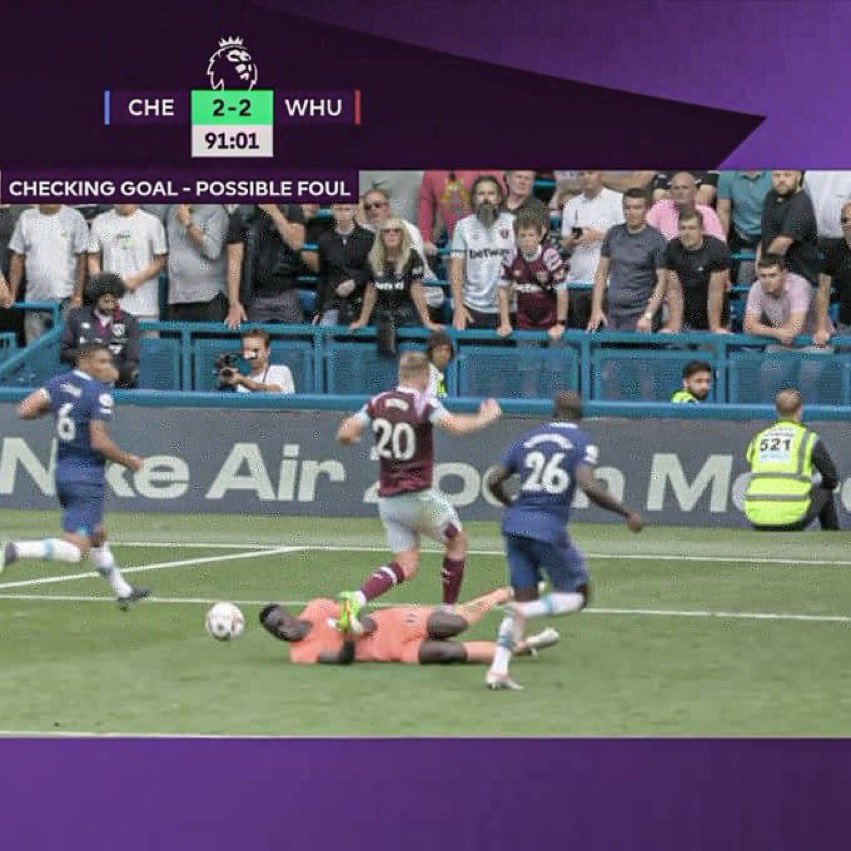 West Ham had a late equalizer ruled out after a VAR check on Sunday
