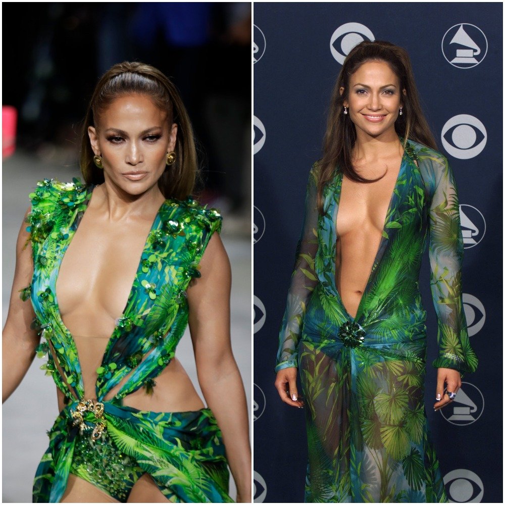 Jennifer lopez 2000 grammy awards dress 2025