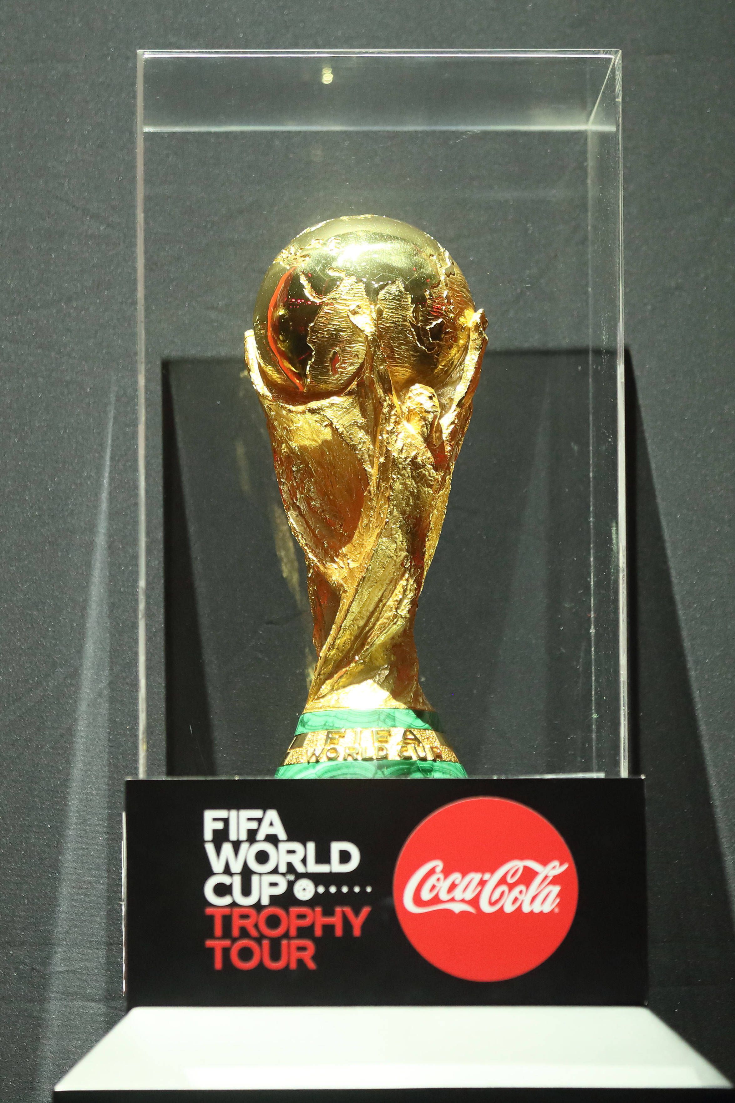 FIFA World Cup Trophy tour in Serbia, Belgrade Belexpo hall on September 20, 2022.