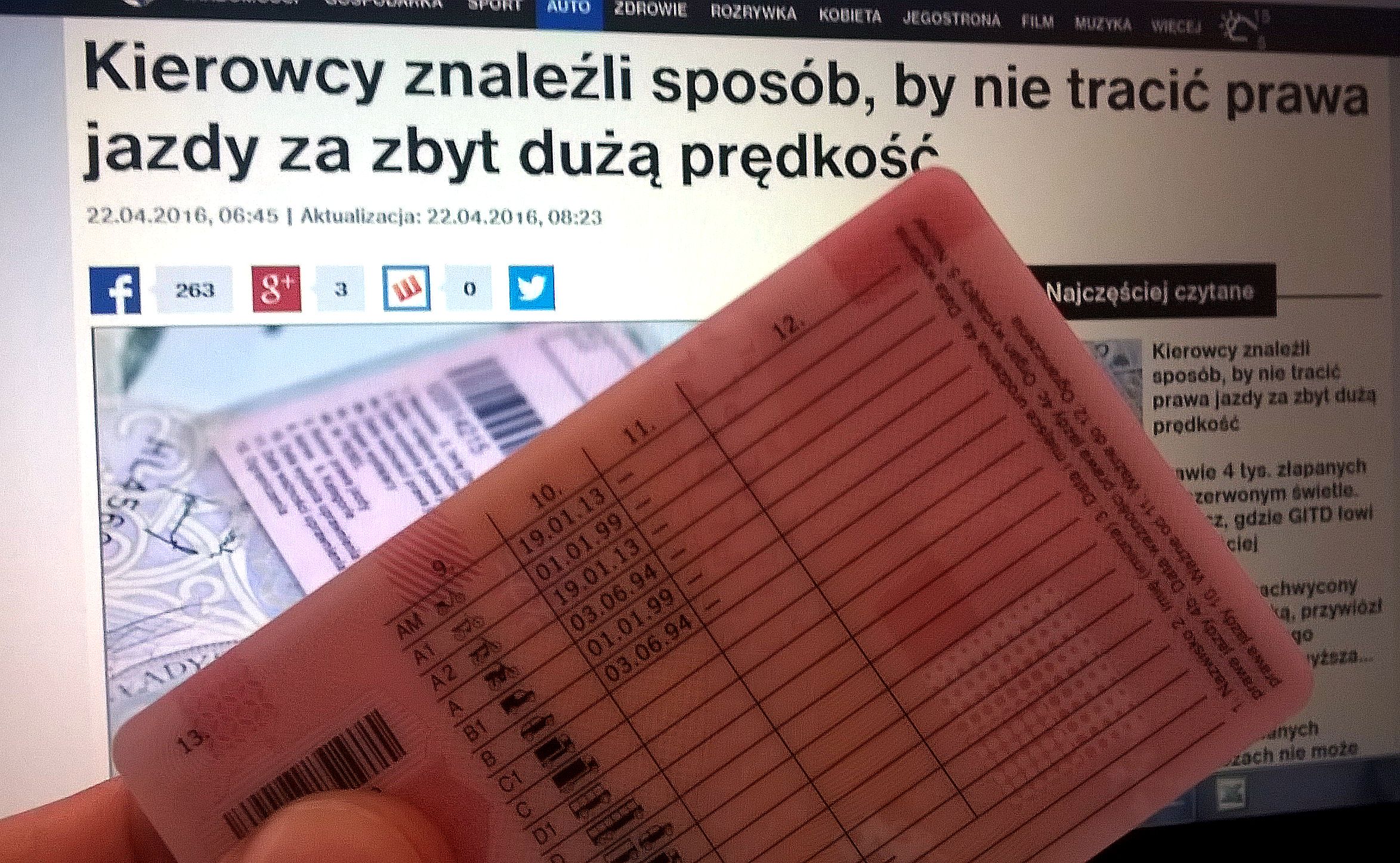 Nie mam ze sobą prawa jazdy, więc mi go nie zabiorą? Sprawdzamy "sposób" na  karę za zbyt szybką jazdę - Dziennik.pl
