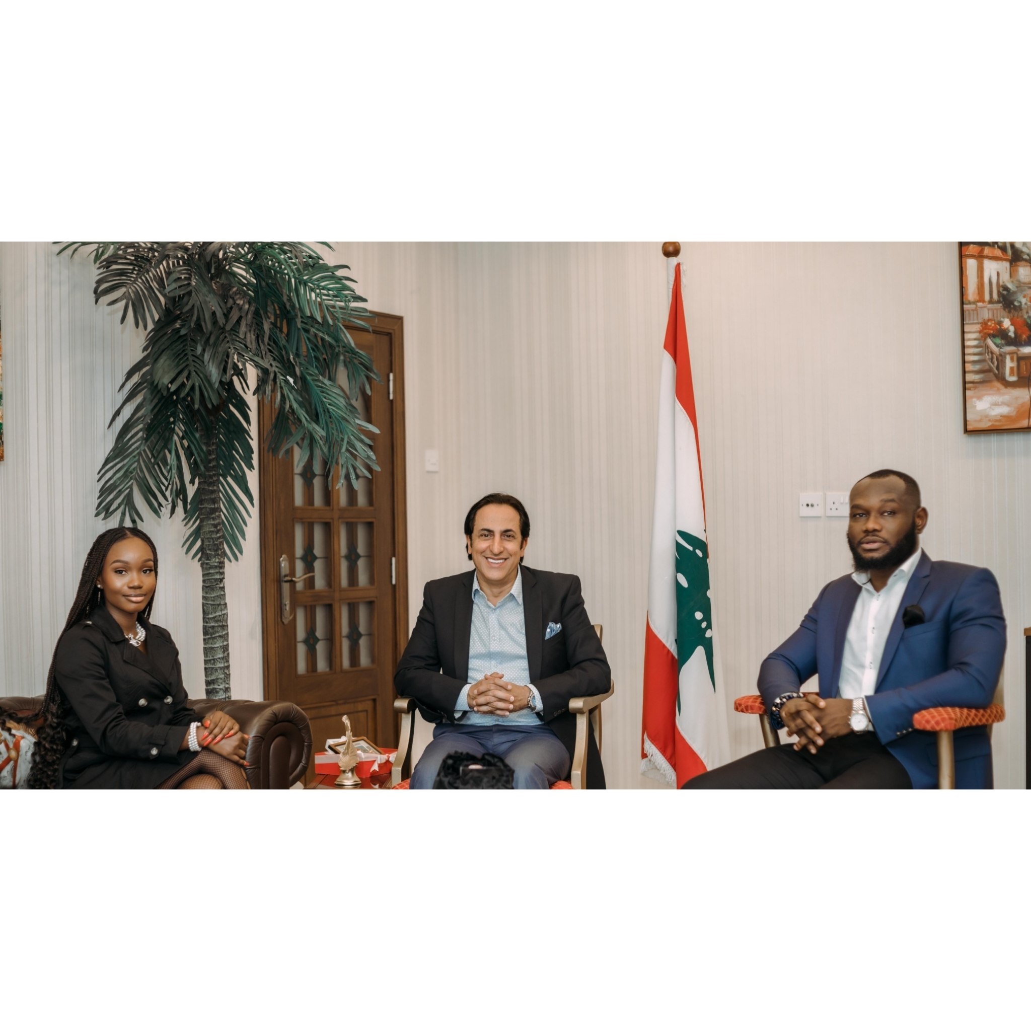 SDTA Awards pays courtesy call on Lebanese Ambassador to Ghana Maher Kheir