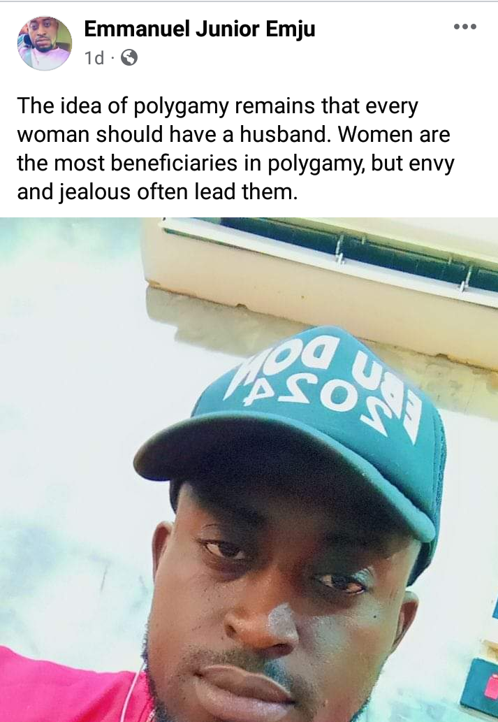 Man sparks debate after asserting that women benefit more from polygamy