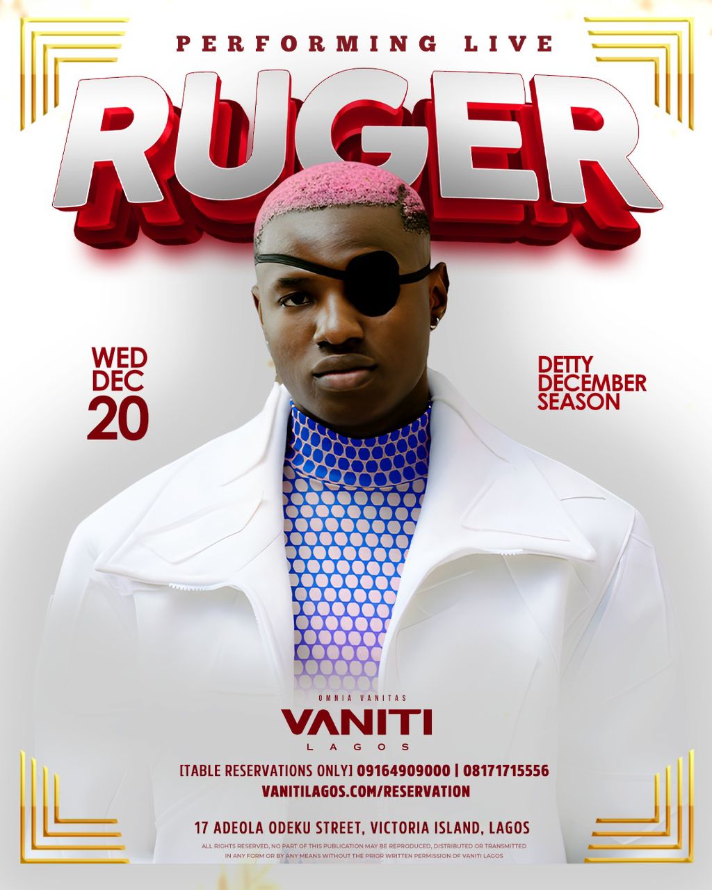 RUGER, ODUMODUBLVCK, storm VANITI Lagos as Detty December continues