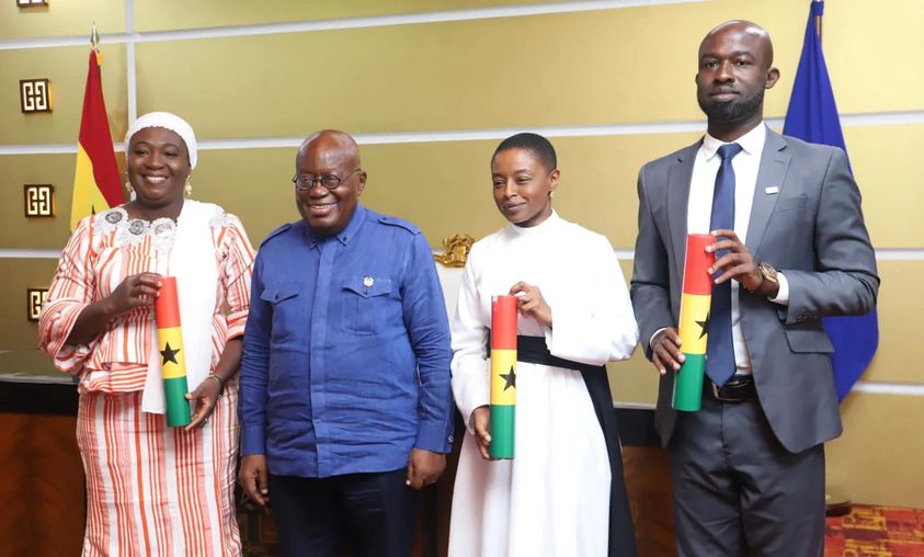 Meet the 3 new members of the Electoral Commission sworn into office by Nana Addo