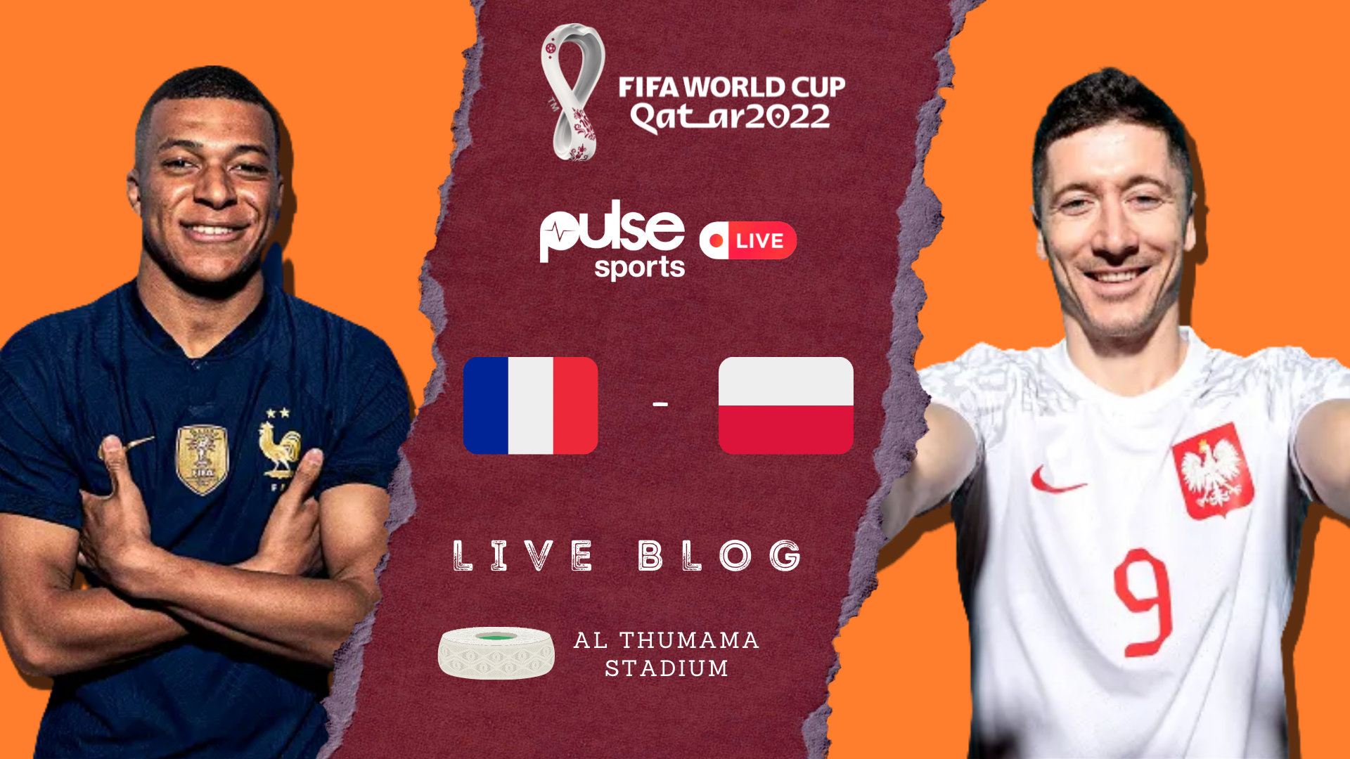 France vs Poland: FIFA World Cup 2022 Round of 16 live