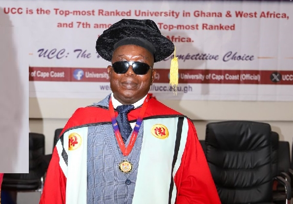 First graduate with visual impairment earns doctorate degree from UCC