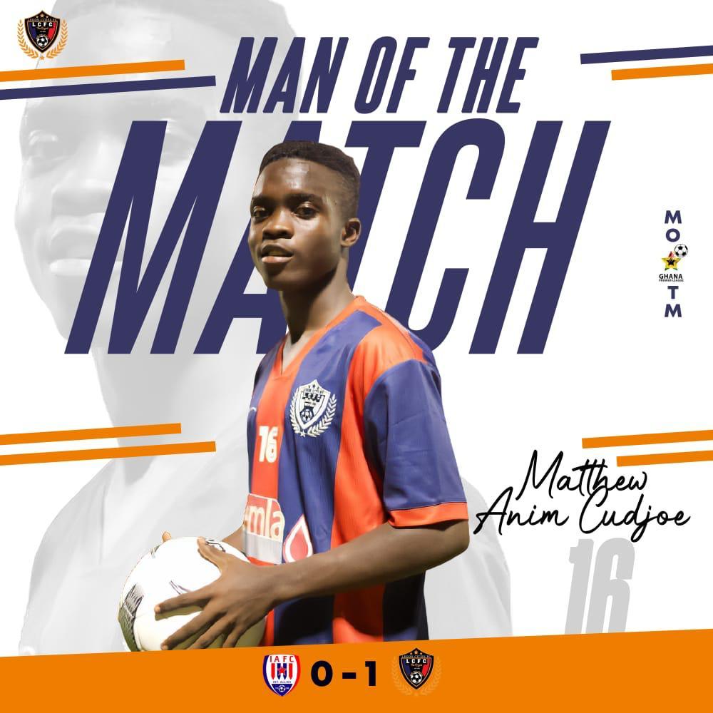 Mathew Anim Cudjoe elated after scoring match winner and bagging MVP | Pulse Ghana Mathew Anim Cudjoe elated after scoring match winner and bagging MVP | Pulse Ghana