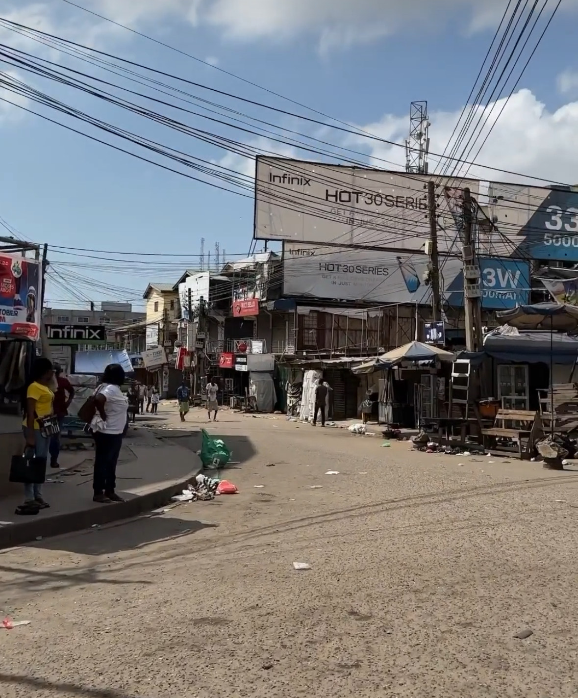 Shops and markets closed in reverence to the late Naa Dedei Omaedru III