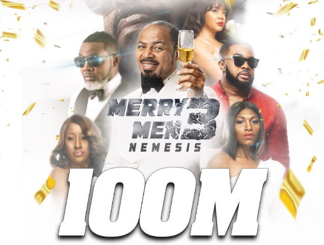 'Merry Men 3' drops two spots despite ₦100 million gross