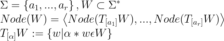 Trie Math Model