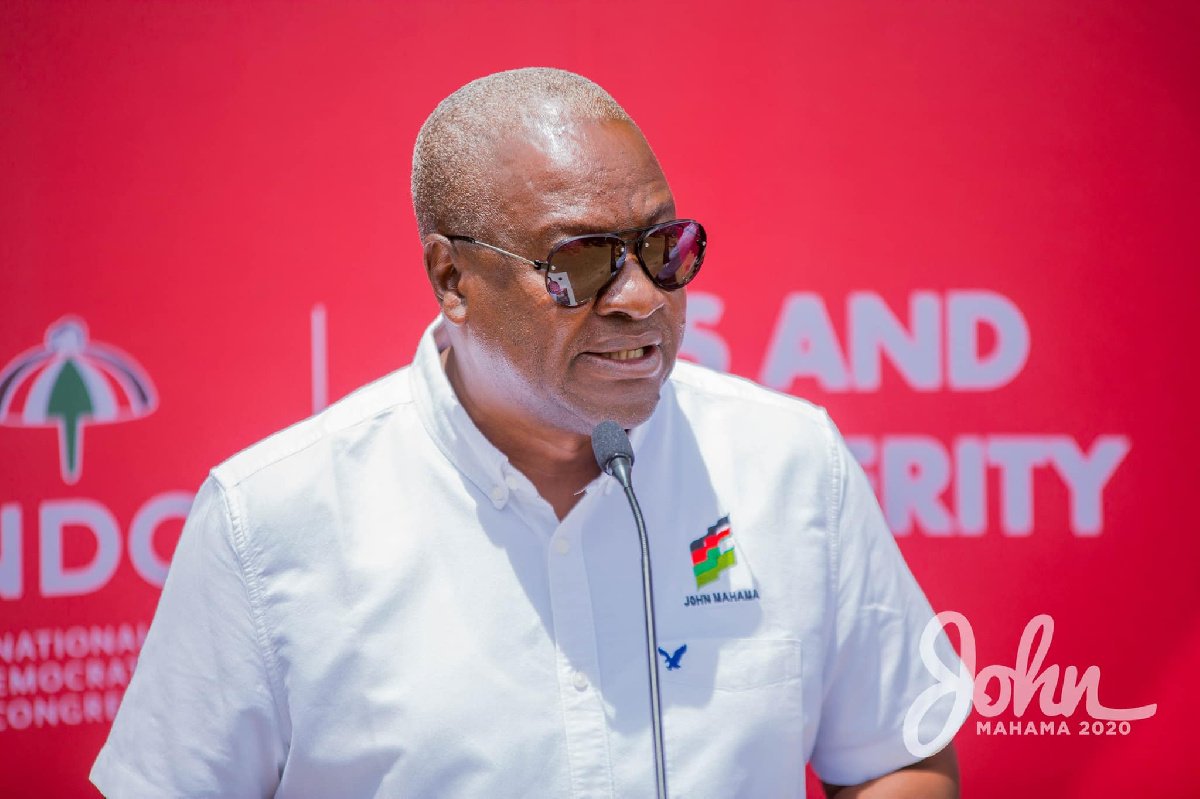 Mahama accuses government of misplaced priorities and neglect of Saglemi Housing Project