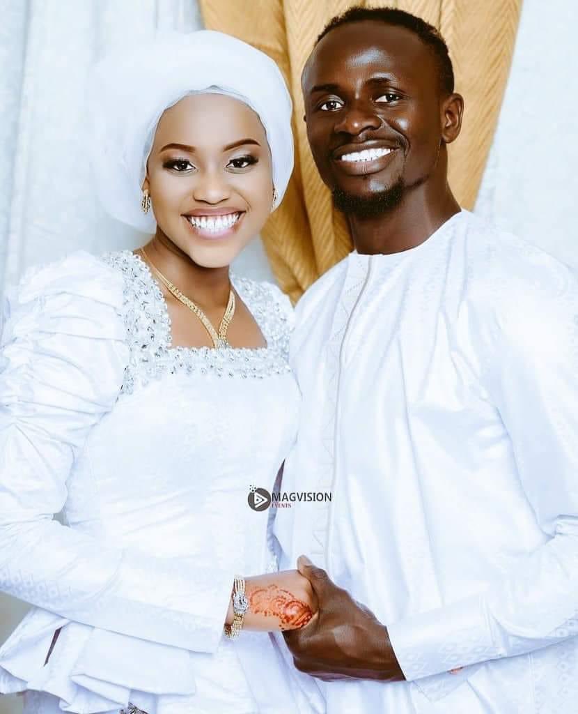 See beautiful photos from Sadio Mane’s marriage to partner Aisha Tamba